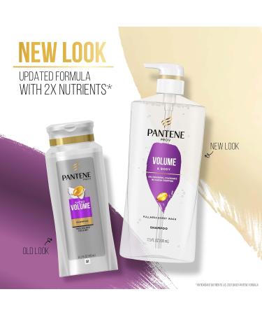 Pantene Volume Shampoo for Fine Hair - Boost Body & Volume Color-Safe - 530ml - Buy Online on GoSupps.com