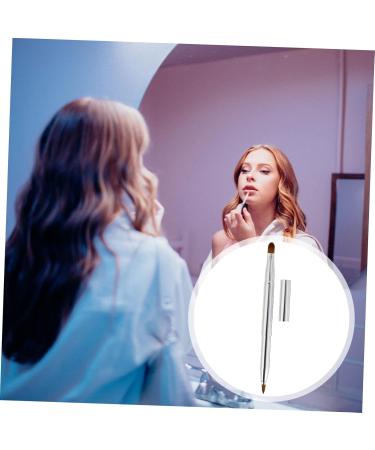 lip gloss Lip portable lip applicator Eyeshadow brush silicone makeup silicone lip scrubber makeupset mini lipsticks flexible lipstick brush telescopic brush major travel - Buy Online on GoSupps.com