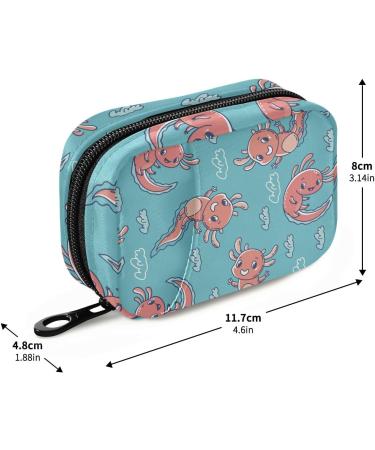 Shop Pfrewn 7-Day Happy Axolotls Pill Organizer Case - Portable Travel Pill Box for Vitamins & Supplements - Buy Online on GoSupps.com