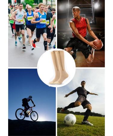 Shop Compression Socks for Plantar Fasciitis & Varicose Veins Knee-High Support Stockings for Edema & Recovery | S/M Size - Buy Online on GoSupps.com