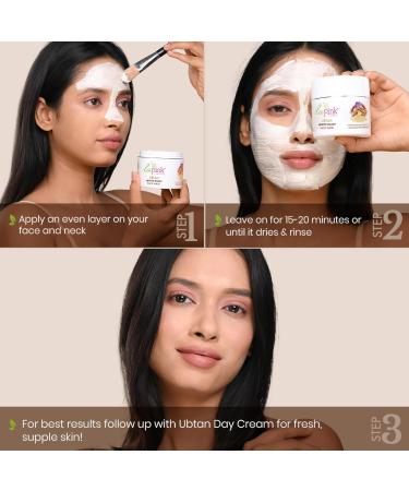 Ubtan Haldi Face Pack Mask | 100% Microplastic Free | Blemish Pigmentation Dark Spot & Tan Removal | All Skin Types | 100g | International Shipping - Buy Online on GoSupps.com