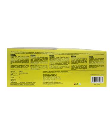 Plants Care Radiance Gold Pure Facial Kit 525g - Nourish Your Skin with Luxury | Buy Internationally - Buy Online on GoSupps.com