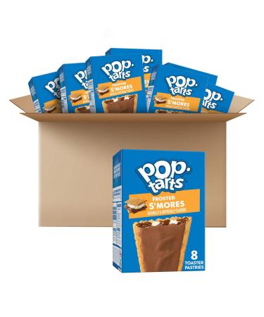 Pop-Tarts, Breakfast Toaster Pastries, Frosted S'mores, 6.772lb Case (32 Count)