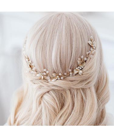 Women's Crystal Flower Comb Side Combs Bridal Hair Accessories Comb Hair Accessories Side Comb Hair Accessories Bridal Headwear for Girls Women Wedding Birthday Party Prom Rose Gold - Buy Online on GoSupps.com