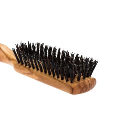 Buy Nippes Solingen Olivia Hairbrush - Olive Wood Antistatic Promotes Healthy Hair Growth - Buy Online on GoSupps.com