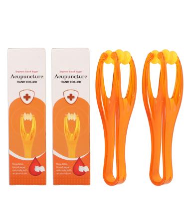 2 Partial acupressure finger roller massager set wrist scooter to relieve pain hand massager for musicians computer users and gamers
