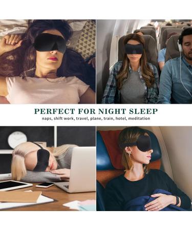 3D Sleep Mask for Men and Women - Adjustable Strap, Breathable & Soft - Ideal for Sleeping, Yoga, and Traveling - Buy Online on GoSupps.com