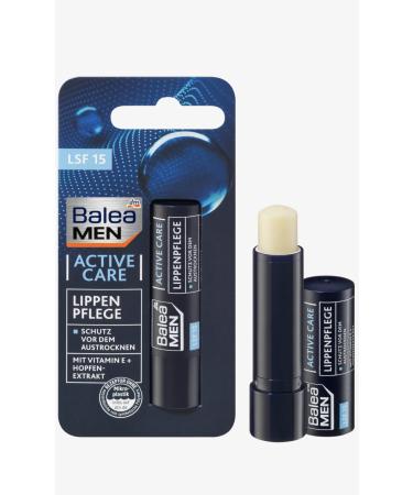 Balea MEN Active Care Lip Care SPF 15, 1 x 4.8 g