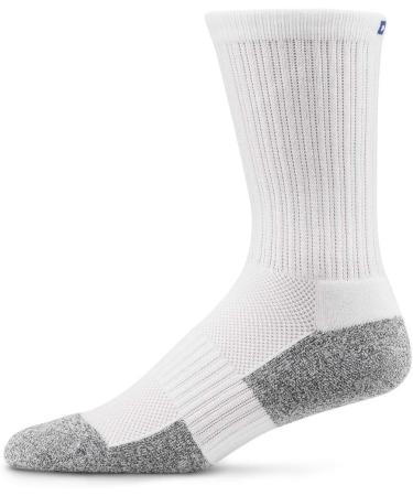 Buy Dr. Comfort Crew Diabetic Socks - White X-Large | Best International Shipping - Buy Online on GoSupps.com