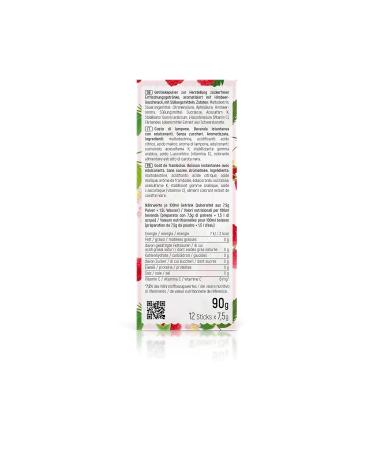 Intick Sugar-Free Instant Drink - Raspberry | 12 x 1.5L | Vegan Low-Calorie Vitamin C | Instant Beverage Powder - Buy Online on GoSupps.com