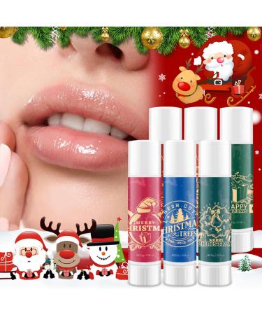 lip care for Christmas Christmas lip balm set 6 pieces lip care gift set lip care winter lip balm set Christmas gift A - Buy Online on GoSupps.com