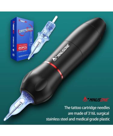 A-minusone 9RL Tattoo Needles - 20PCS Standard #12 Round Liner Cartridge Needles for Rotary Tattoo Pen - Buy Online on GoSupps.com