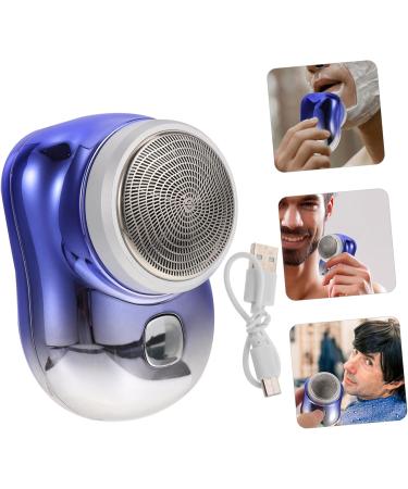 FRCOLOR Mini Electric Shaver for Men - 4pcs Travel Razor Wet & Dry Facial Hair Removal Rechargeable Handheld Clipper - Buy Online on GoSupps.com