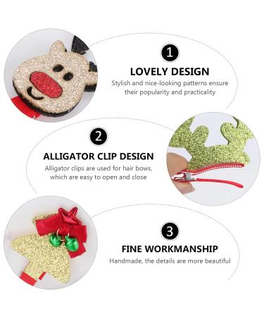 Frcolor 10 Pieces Christmas Hair Clips for Girls & Teens - Cute Barrettes & Hairpins - Perfect Holiday Accessories - Buy Online on GoSupps.com