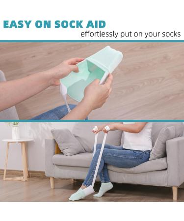 2-Pack Sock & Stocking Assistants | Ideal for Hip Surgery Recovery | Perfect for Seniors & Pregnant Women - Buy Online on GoSupps.com