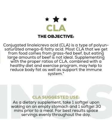 REDCON1 CLA Supplement - 1000mg Per Serving - Weight Management & Lean Muscle Support - 90 Servings - Buy Online on GoSupps.com