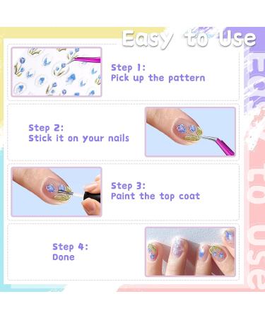 8D Stripe Line Nail Art Stickers - 12 Styles Self-Adhesive Decals for Spring Nails - Buy Online on GoSupps.com