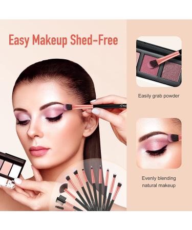 Bestope Pro 16-Piece Makeup Brush Set - Premium Synthetic Brushes for Foundation, Concealers, Eye Shadows, and Eyeliner (RoseGold) - Buy Online on GoSupps.com
