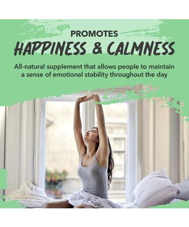 VeraWella Pure Happiness Mood Boost Capsules - All-Natural Stress Support with St. Johns Wort, 5HTP, Turmeric & Ginkgo Biloba - 60 Capsules - Buy Online on GoSupps.com