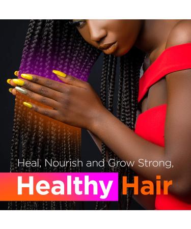 Uhuru Naturals Chebe Powder - Dye-Free African Hair Mask for Growth & Moisture | 20g Lavender Formula for Men & Women - Buy Online on GoSupps.com