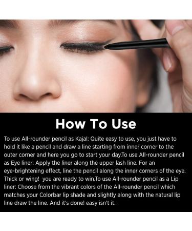  Colorbar Colorbar Versatile pencil sexy silhouette pink kajal durable matte finish stain proof waterproof - Buy Online on GoSupps.com