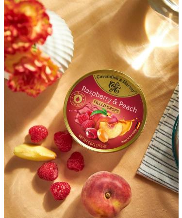 Cavendish & Harvey Cavendish BLIK RASPBER&PEACH 9 x 175 g - Buy Online on GoSupps.com
