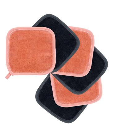 Velvet Makeup Removal Cloth Pads - 6 Pcs Reusable and Easy to Clean Makeup Remover Pad