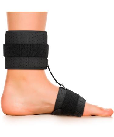 MARS WELLNESS Drop Foot Brace - AFO Splint for Foot Drop Relief and Support - Adjustable Comfortable Foot Drop Brace Ankle Foot Orthosis - Small/Medium Small / Medium