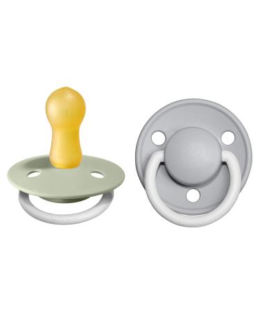BIBSE de Lux Glow Schnuller 2-pack BPA-free.Lights up in the dark cherry shape nipple.Natural rubber/latex made in Denmark.6-18 months (2 Pack) Sage Night / Cloud Night Size 2 (2 Series Pack) Sage Night / Cloud Night
