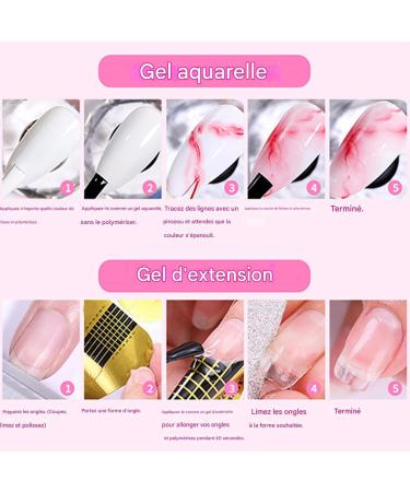  Bavokon Nail Builder Gel - Manicure Glue | 6-in-1 Builder Gel for Shaping Extensions Bonding and Base for Home Manicures - Buy Online on GoSupps.com