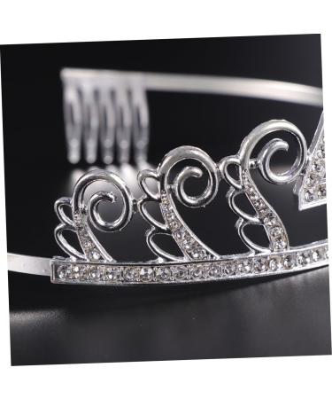 minkissy 1 Set Party Sash Tiaras for Girls Satin Sash 40th Birthday Party Etiquette Belt Crowns for Adults Bridal Headpiece Comb Womens Belt Rhinestone Hair Comb Woman Forty Princess Miss - Buy Online on GoSupps.com