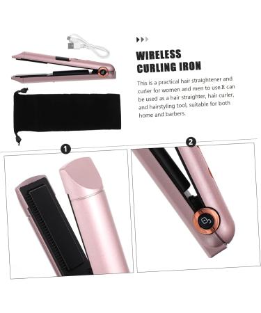 OHPHCALL 4pcs Curling Iron Travel Hair Curler Multifunctional Hair Straightener Pro Tools Abs Golden 21X4X3.5CMx4pcs Rose Goldx4pcs - Buy Online on GoSupps.com