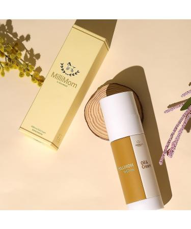 Milimom Baby Oil & Cream with Argan Oil | Nourishing & Moisturizing | Gentle Baby Massage | Vegan Skincare - 2.53fl.Oz / 75ml - Buy Online on GoSupps.com