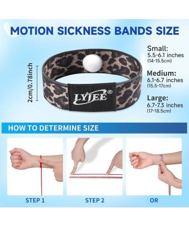 LYJEE Motion Sickness Bands | Natural Acupressure Wristbands for Nausea Sea Travel & Morning Sickness Relief - Buy Online on GoSupps.com