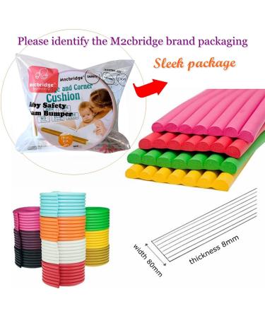 M2cbridge Multifunctional Edge and Corner Guard Coverage Baby Safety Bumper DIY 6.5 Ft (Blue) - Buy Online on GoSupps.com