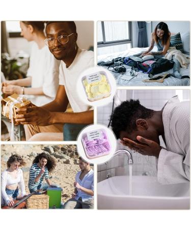 GXGM Disposable Soap Tablets - 5 Boxes Mini Portable Soap Sheets (70-80 Tablets/Box) for Travel & Hygiene - Buy Online on GoSupps.com