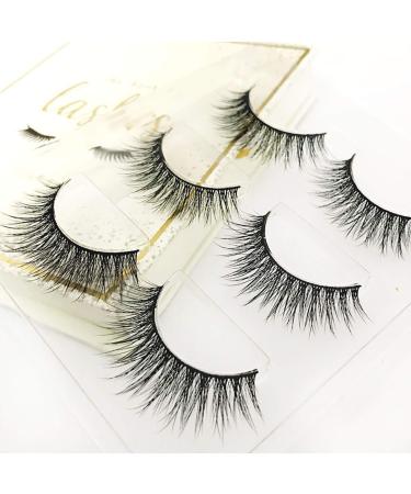 The Book of Lashes: Volume 1 - (Reusable False Eyelashes) - (Cruelty Free) - (3 Pairs)