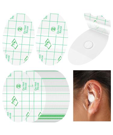 60 Pieces Baby Waterproof Ear Stickers Ear Covers for Swimming Shower Ear Protectors with Ear Plugs for Kids Newborn Disposable Ear Covers for Shower Surfing Snorkeling and Other Water Sports (White) - Buy Online on GoSupps.com