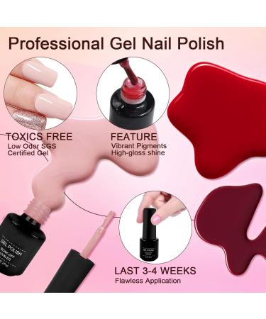 Shop Acrylic Nail Kit: Complete Set with Glitter & Carving Powder for Beginners - 9 Colors for Perfect Nail Extensions - Buy Online on GoSupps.com