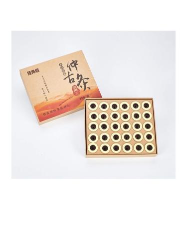 Moxa Rolls Self-Stick Mini Moxa Moxa Massage Stand-on Moxibusion Roll Sticks Mughwort Artemisia Burner Box device 30PCs / Set Moxa roll