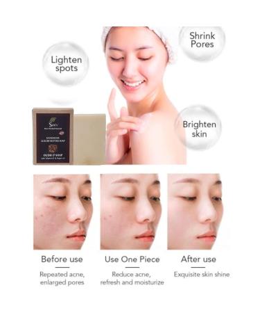 SVATV Handcrafted Ayurvedic Soap with Oudh & Vitamin E | Kosher & GMP Certified | Soothing Herbal Soap for All Skin Types - 125g - Buy Online on GoSupps.com