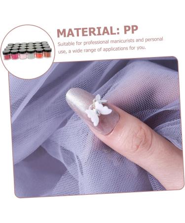 Healvian 48 Boxes Nail Crystal Powder Nail Carving Powder DIY Manicure Powder Arycil Powder Dip Powder Pp - Buy Online on GoSupps.com