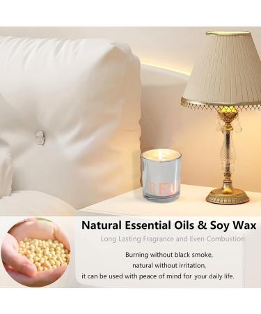 Wild Bluebell Scented Candle Jar - 5.3Oz Natural Soy Wax Aromatherapy Candle | Long Lasting Fragrance for Home Meditation & Yoga | Perfect Gift for Men & Women - Buy Online on GoSupps.com