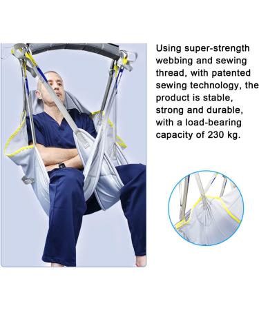 Divided Leg Sling for Elderly Disabled Patient Lift Slings Full Body Patient Lift Sling with Head Support Shower Sling Transfer Lift Sling for Bariatric and Disabled 507lb Weight Capacity Green L Green Large - Buy Online on GoSupps.com