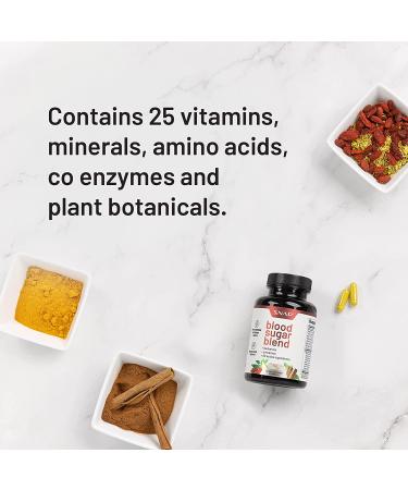 Blood Sugar Blend Supplement with Berberine, Cinnamon, Turmeric & More - 60 Capsules by Snap Supplements - Buy Online on GoSupps.com