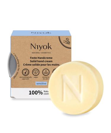 Niyok Firm hand cream "Sensitiv" (50g) Hand balm for sensitive and sensitive skin Fragrance-free hand cream Fast and natural absorption Basic lotion