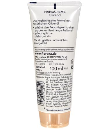 Florena Organic Olive Oil Hand Cream - 5 Pack (100ml Each) | Natural Hydration for All Skin Types - Buy Online on GoSupps.com