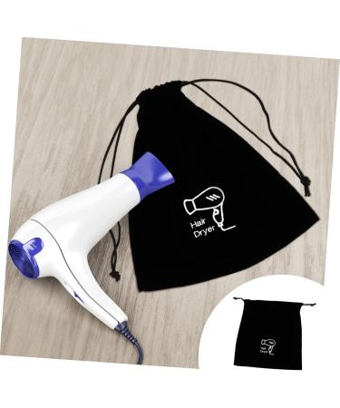 HAPINARY 4 Pcs Hair Dryer Storage Bag Hair Dryer Travel Case Hotel Hair Dryer Hair Tools Bag Black Flannel - Buy Online on GoSupps.com
