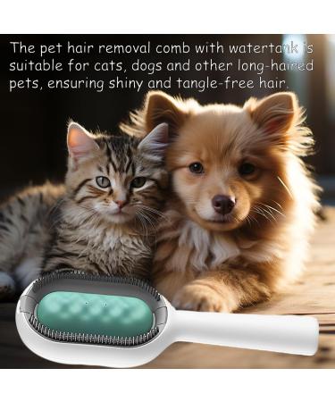 Buy Multifunctional Cat Brush with Water - Perfect for Short Hair & Massage | Blue Pet Hair Removal Comb - Buy Online on GoSupps.com