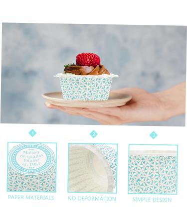 HOMSFOU 100 Pcs Cake Cups Baking Cake Cup Baking Cup Wraps Paper Dessert Liners Paper Muffin Wedding Cupcake Liners Mini Cupcake Liners Crayon Greaseproof Paper Round Container Baby 7.5X7.5X4CMx2pcs Greyx2pcs - Buy Online on GoSupps.com